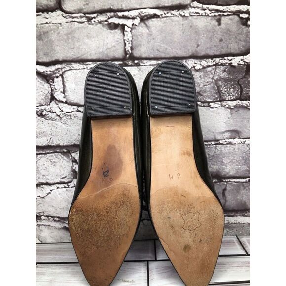 I. Magnin Green Metallic Patent leather Slip On Heeled Shoes Women Sz 6M US/36EU - Picture 16 of 16